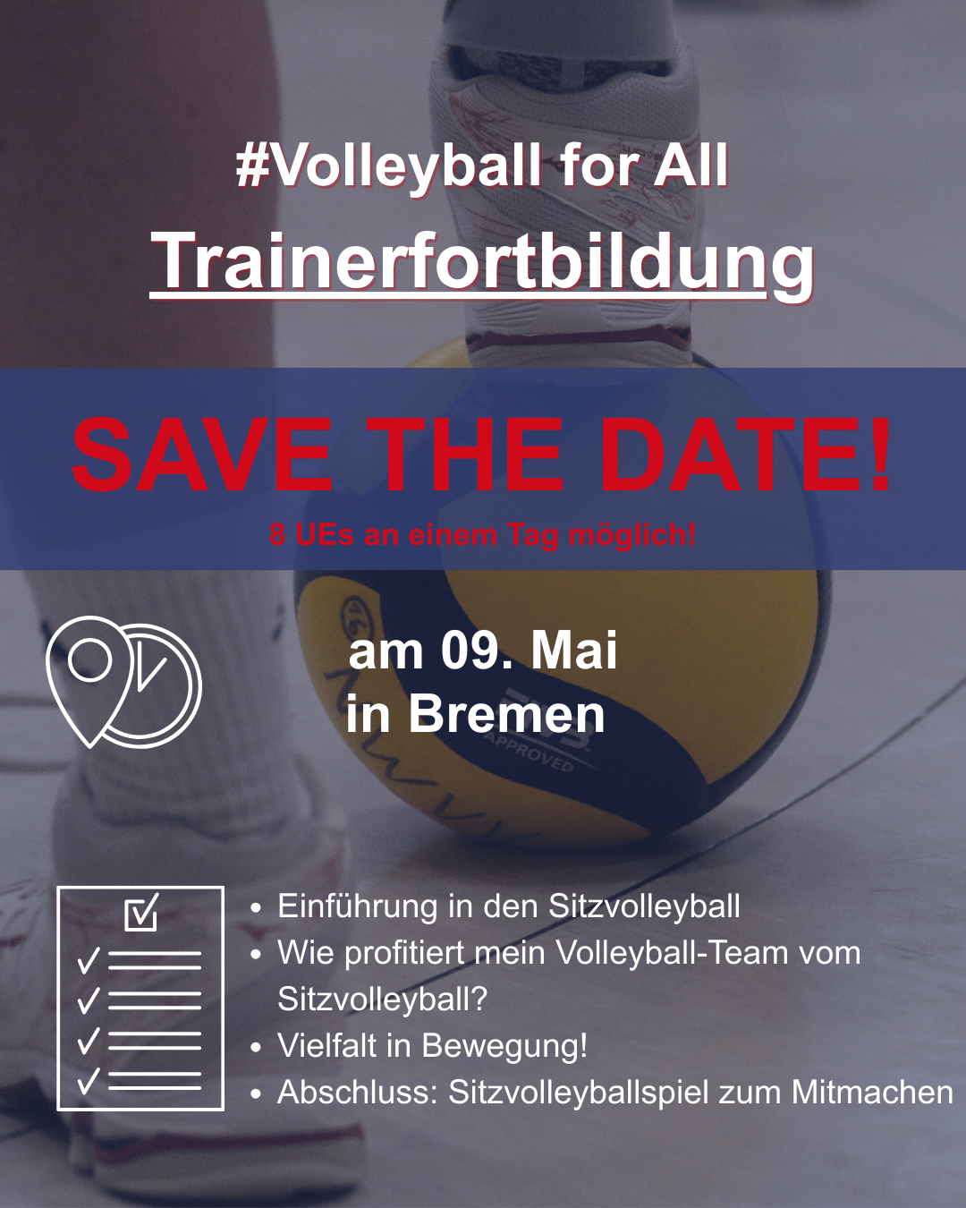 #VolleyballForAll – Trainerfortbildungen
