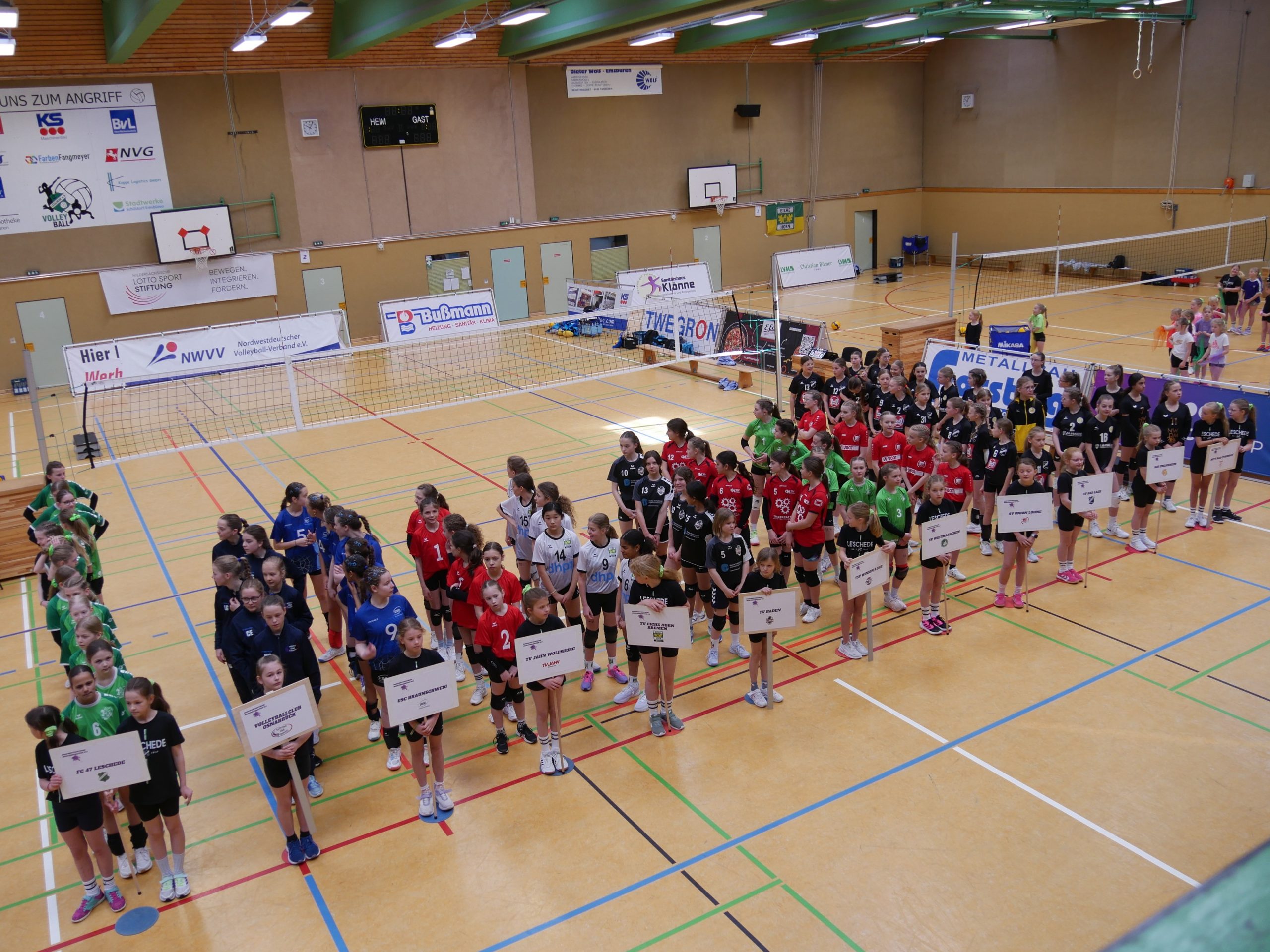 Nordwestdeutsche Meisterschaft der weibl. U13: Gute Laune überall